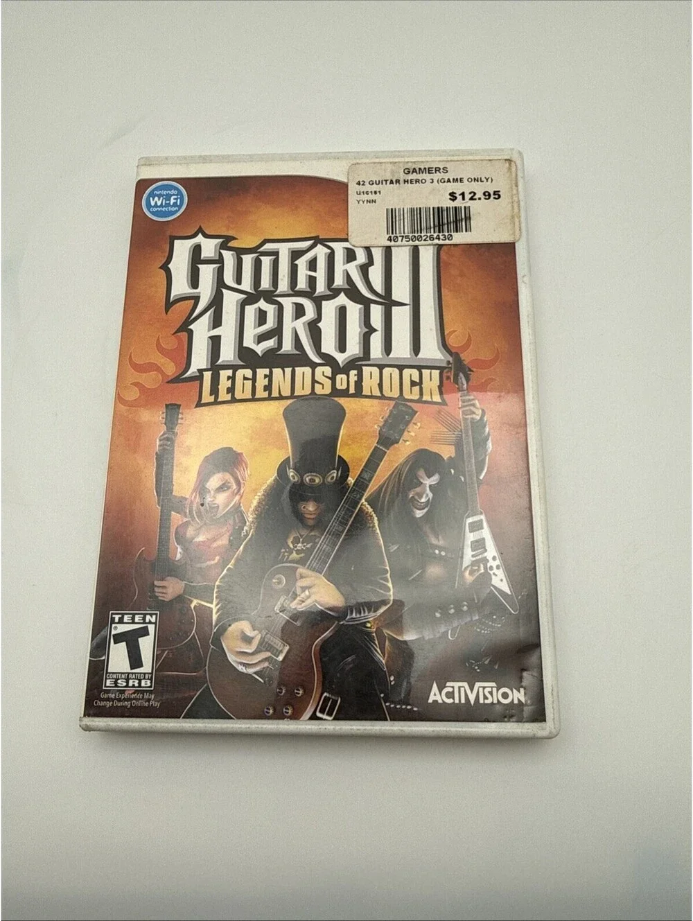 Guitar Hero III: Legends of Rock For Nintendo Wii With Case And Manual - CIB